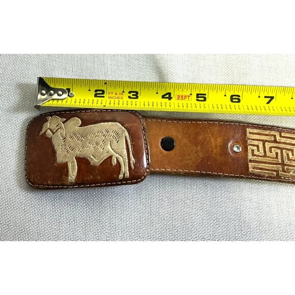 Cinto Piteado Mexicano – Real Leather Belt - Picture 3 of 6